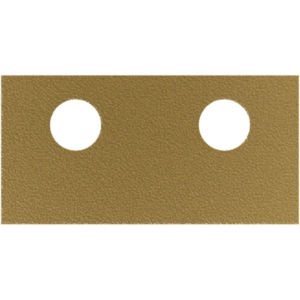 Ekena Millwork Premium Barn Door Flat Track Connecting Plate, Jacob's Gold GB6001CJG - main